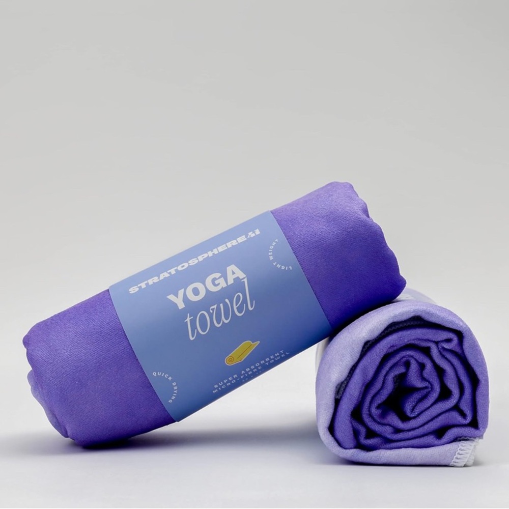 Stratosphere41 Yoga Towel Super Absorbent Microfiber Towel 24x72” (1 Towel)